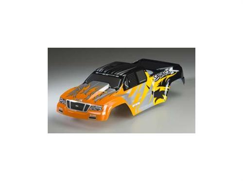 Foto HPI 7773 Painted Nitro GT-2 Body Black/Orange/Silver