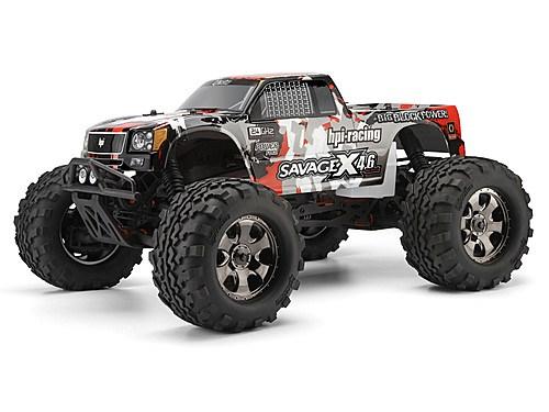 Foto HPI Racing 105898 NITRO GT-3 TRUCK PAINTED BODY (GRAY/RED/BLACK) Para RC Modelos Coches