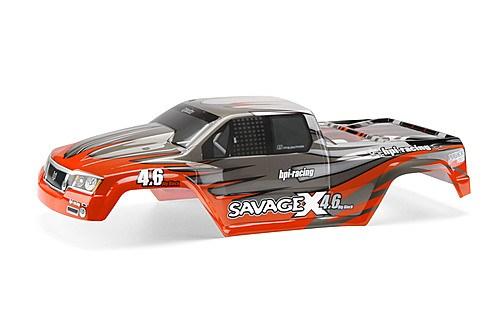 Foto HPI Racing 7786 NITRO GT-2 PAINTED BODY (RED/GRAY/SILVER) Para RC Modelos Coches