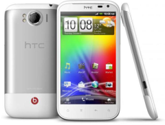 Foto HTC SENSATION XL WITH BEATS AUDIO X315E SILVER WHITE ANDROID SMARTPHONE