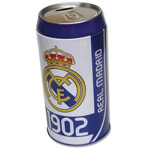 Foto hucha cubilete de metal real madrid
