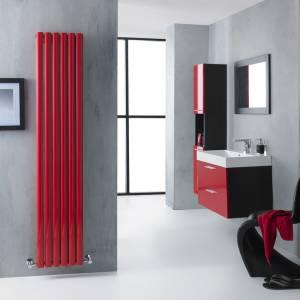 Foto Hudson Reed Radiador de Diseño Vertical Doble en Rojo 1800 x 354mm - Revive