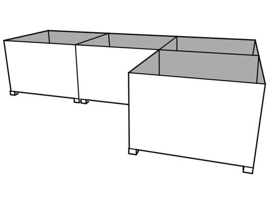 Foto Huerto urbano modular combox 600 litros