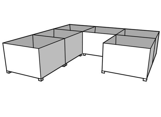 Foto Huerto urbano modular combox 900 litros