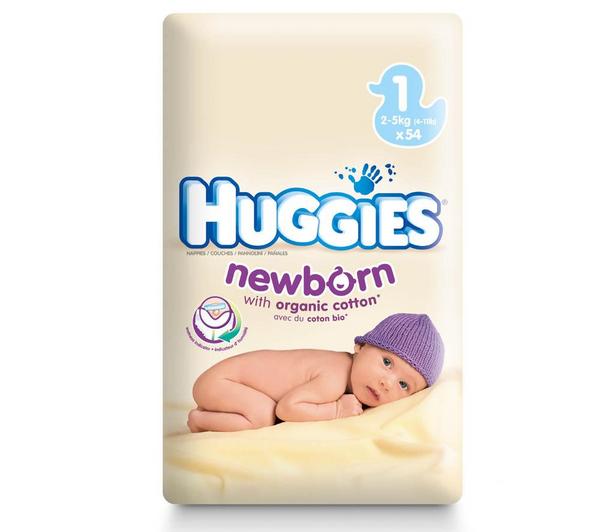 Foto Huggies Pañales Newborn Talla 1 (2 a 5 kg) - Jumbo 1 x 54 pañales