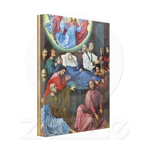 Foto Hugo van der Goes - muerte de la Virgen Impresión En Lona