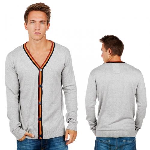 Foto Humör Frank Knit chaqueta jersey gris Melange talla S