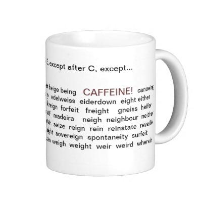 Foto I antes de taza de café de E
