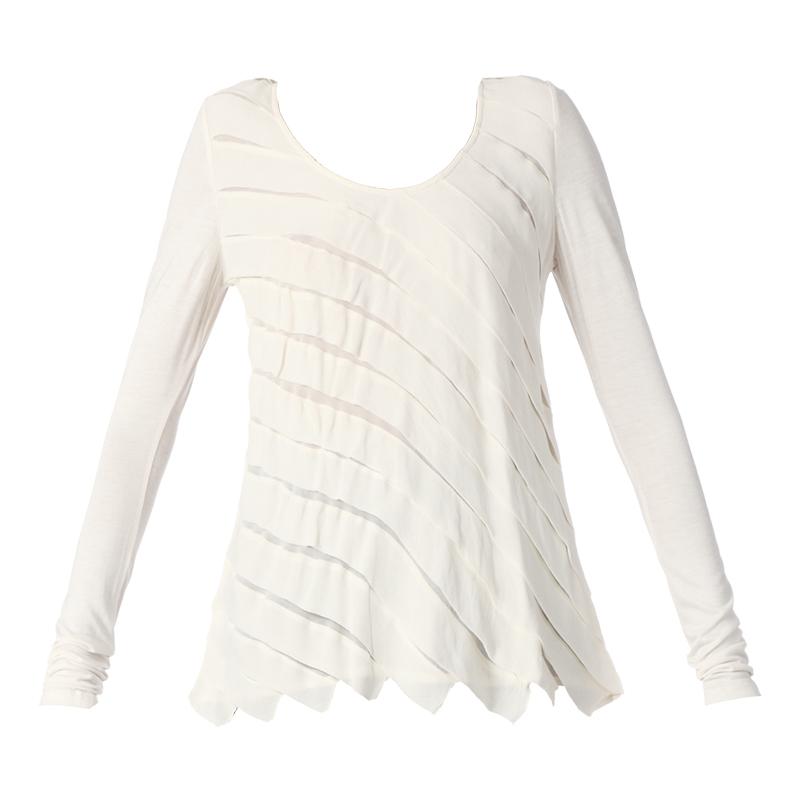 Foto I Code by IKKS Camisa / Blusa - qa11084 - Blanco / Crudo