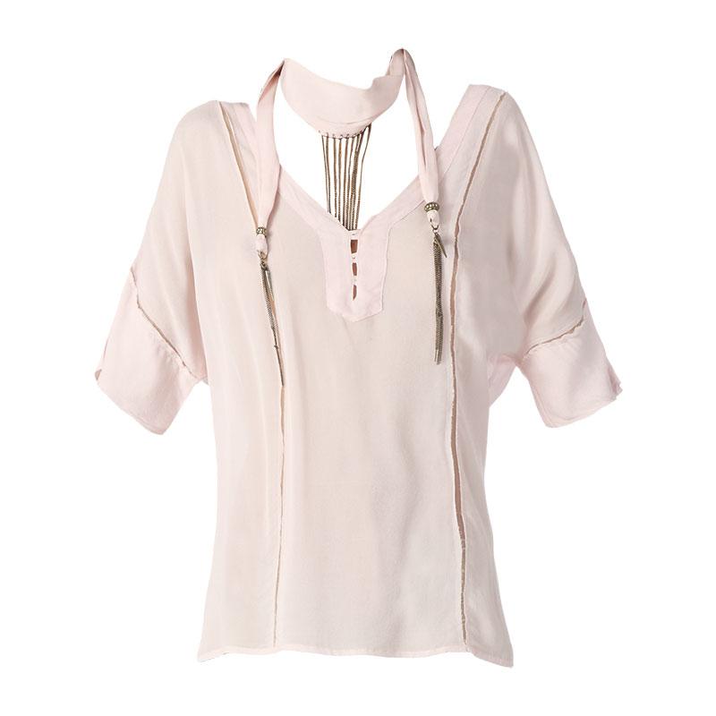 Foto I Code by IKKS Camisa / Blusa - qb11134 - Rosa
