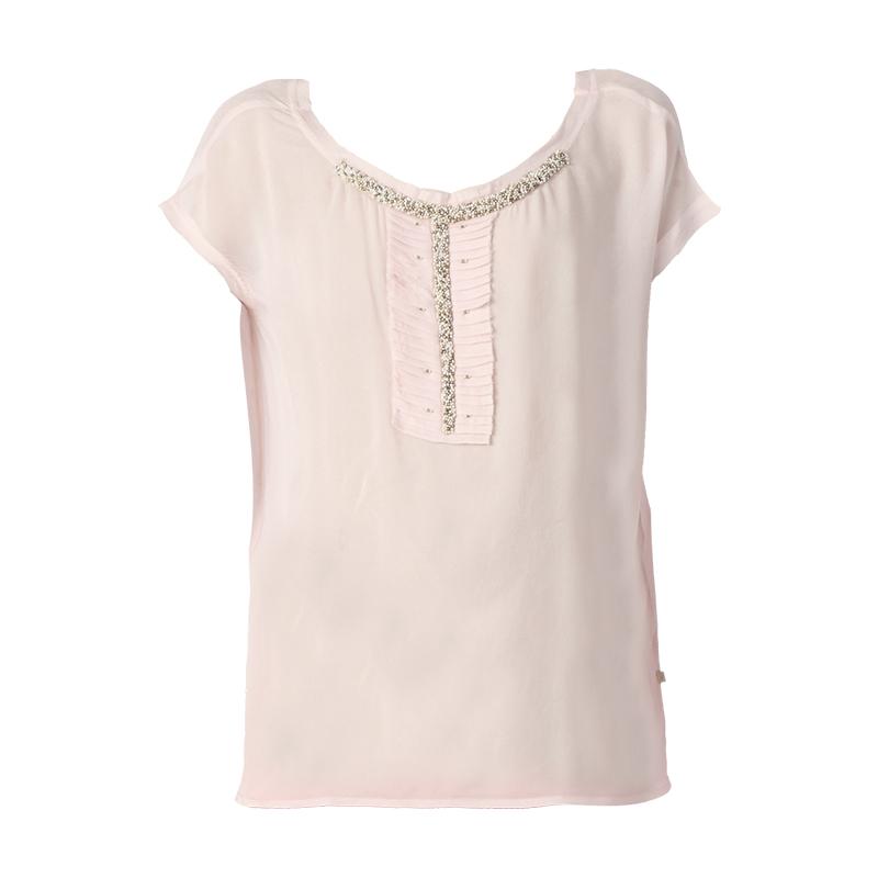 Foto I Code by IKKS Camiseta de mangas cortas - qb10134 - Rosa