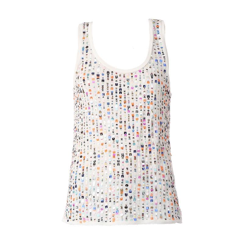 Foto I Code by IKKS Top de mangas cortas - qb10144 - Blanco / Crudo