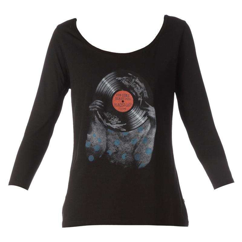 Foto I Code by IKKS Top de mangas largas - qa10254 - Negro