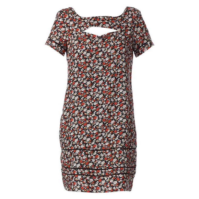 Foto I Code by IKKS Vestido de seda - qa30024 - Rojo / Coral