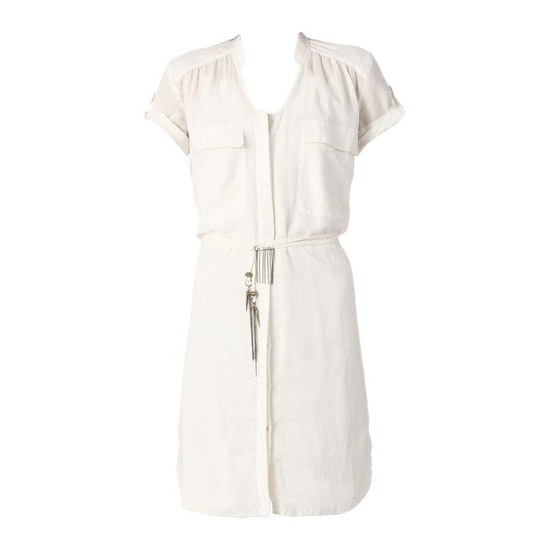 Foto I Code by IKKS vestido derecho - qb30174 - Blanco / Crudo