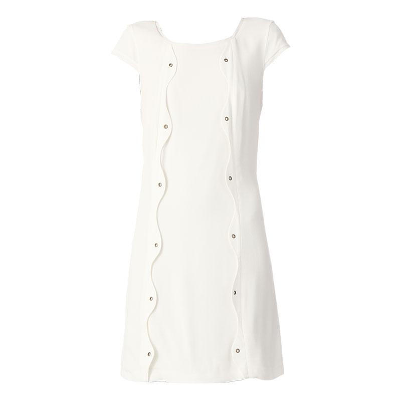 Foto I Code by IKKS vestido derecho - qb31094 - Blanco / Crudo