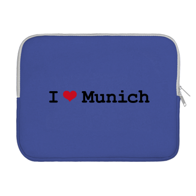 Foto I love Munich Funda notebook