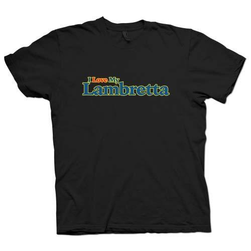 Foto I love my Lambretta - Scooter Black T Shirt