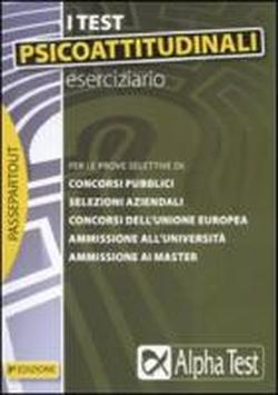 Foto I test psicoattitudinali. Eserciziario