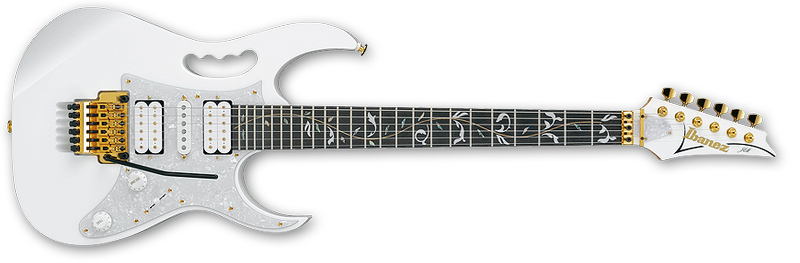 Foto Ibanez Jem7V White Steve Vai Signature Guitar