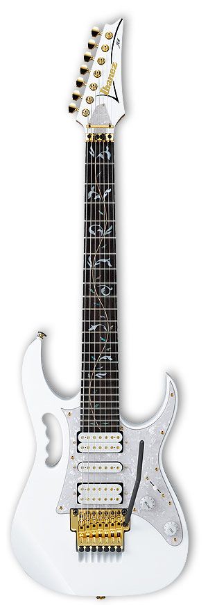 Foto Ibanez Jem7V7 Wh Steve Vai Signature Guitarra Electrica Blanca