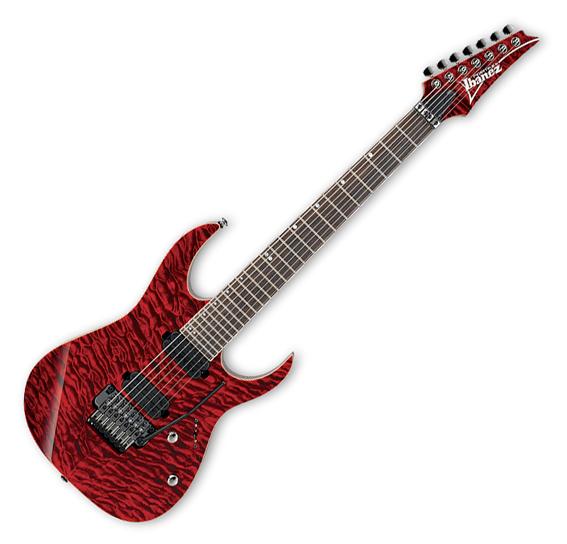 Foto Ibanez RG827Qmz Red Desert Guitarra Electrica - 7 Cuerdas