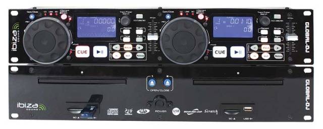 Foto Ibizasound Global-Dj Reproductor Dual De Cd Con Usb/Sd