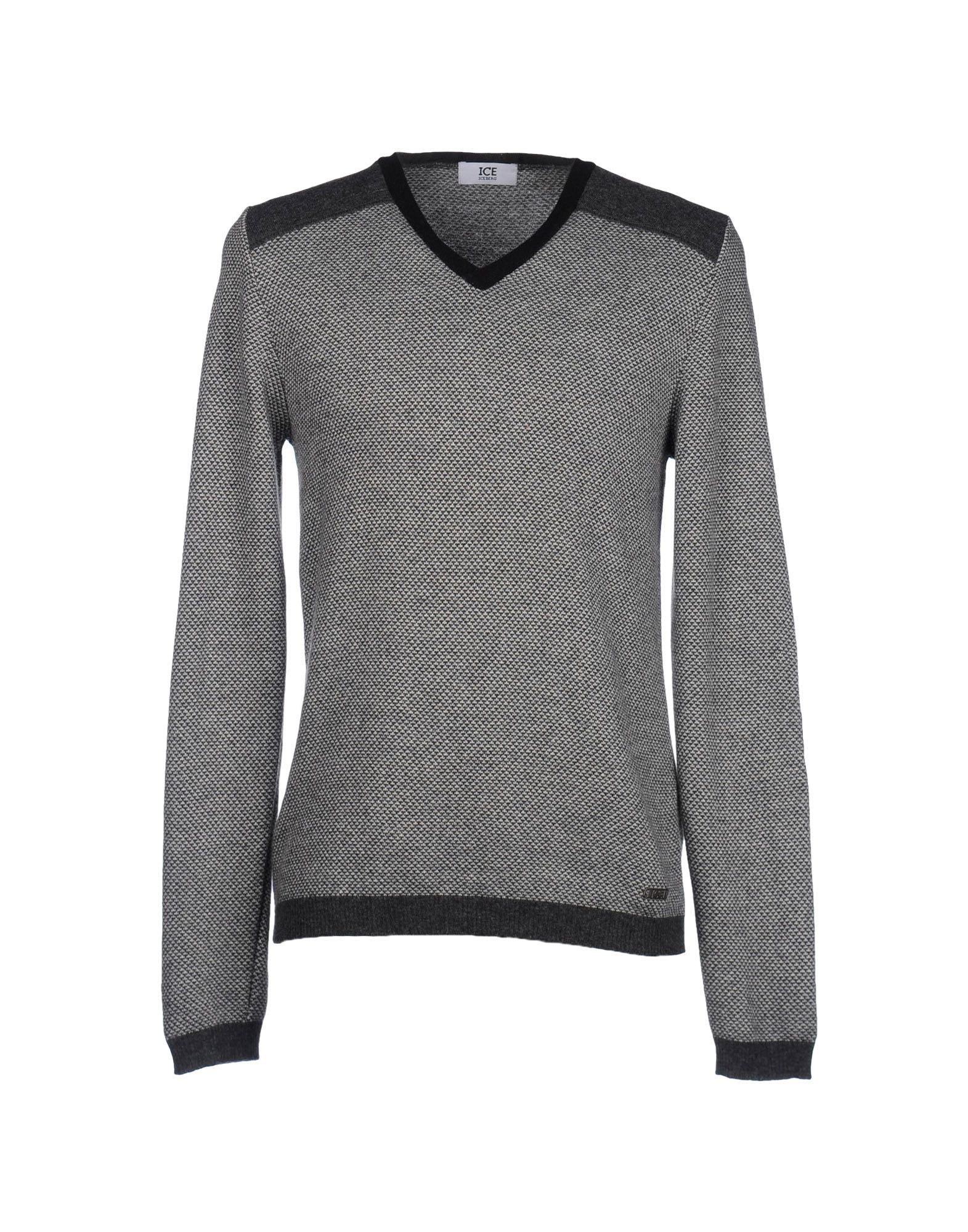 Foto Ice Iceberg JerséIs De Cuello Pico Hombre Gris