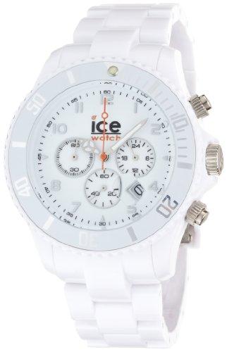 Foto Ice-Watch Chrono Collection CH.WE.B.P.09 - Reloj unisex de cuarzo, correa de plástico color blanco