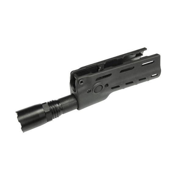 Foto Ics mp-147 tactical flashlight hanguard with flashlight (black)