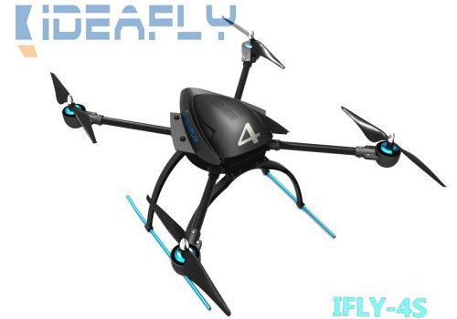 Foto IDEA-FLY IFLY-4 4-rotor aviones Quadricóptero UFO ARF sin transmi...