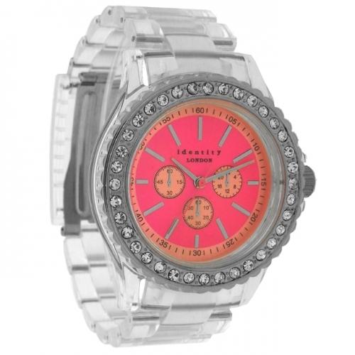 Foto Identity London Ladies Watch-Clear Strap - CE76.10ID