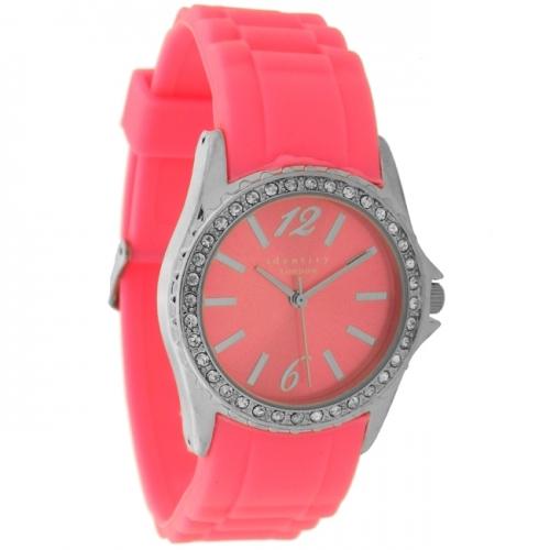 Foto Identity London Ladies Watch-Pink Rubber Strap - CE65.15ID
