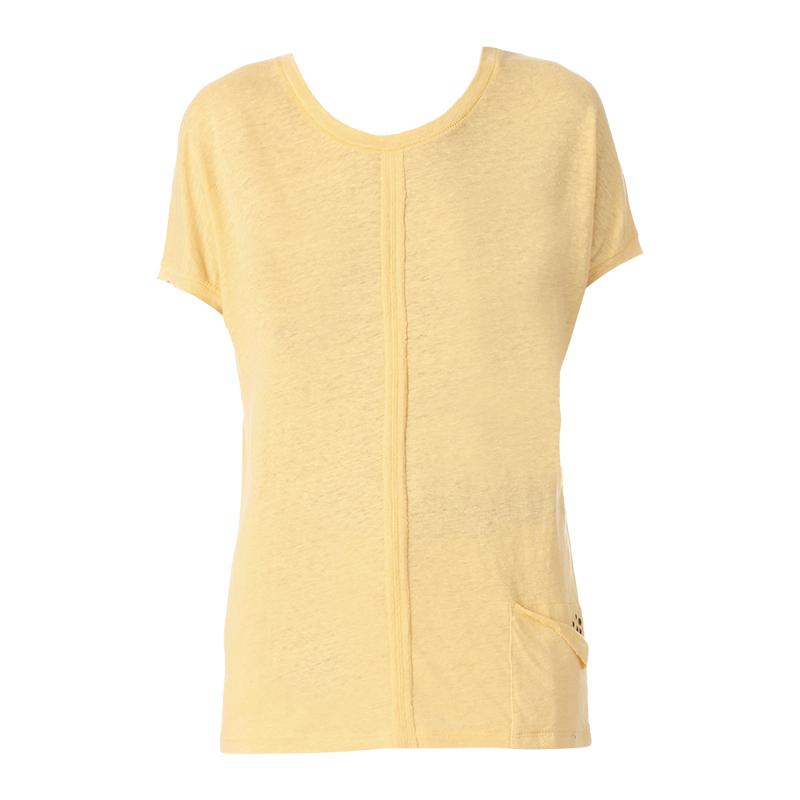 Foto Ikks women Camiseta de mangas cortas - bb10135 - Amarillo