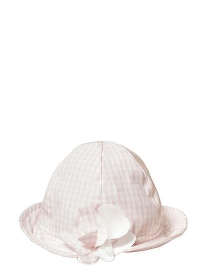 Foto il gufo sombrero de algodón vichy