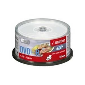 Foto Imation - DVD-R Inkjet printable CakeBox 30-pack