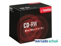 Foto imation showbox mtv - cd-rw x 10 - 700 mb - soportes de alma