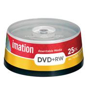 Foto Imation Spindle de 25 DVD+RW velocidad 4x