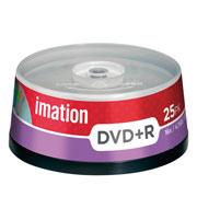 Foto Imation Spindle de 25 DVDs +R velocidad 16x