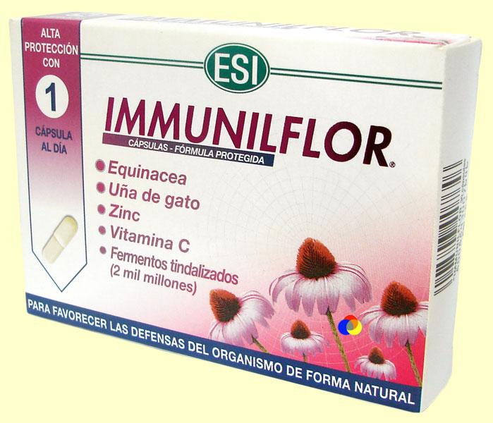 Foto Immuniflor - Defensas - Esi Laboratorios - 30 cápsulas [8008843007646]