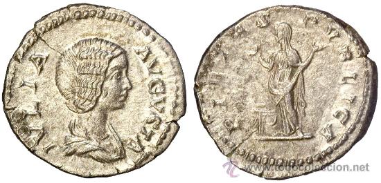 Foto imperio romano julia domna denario ric 574