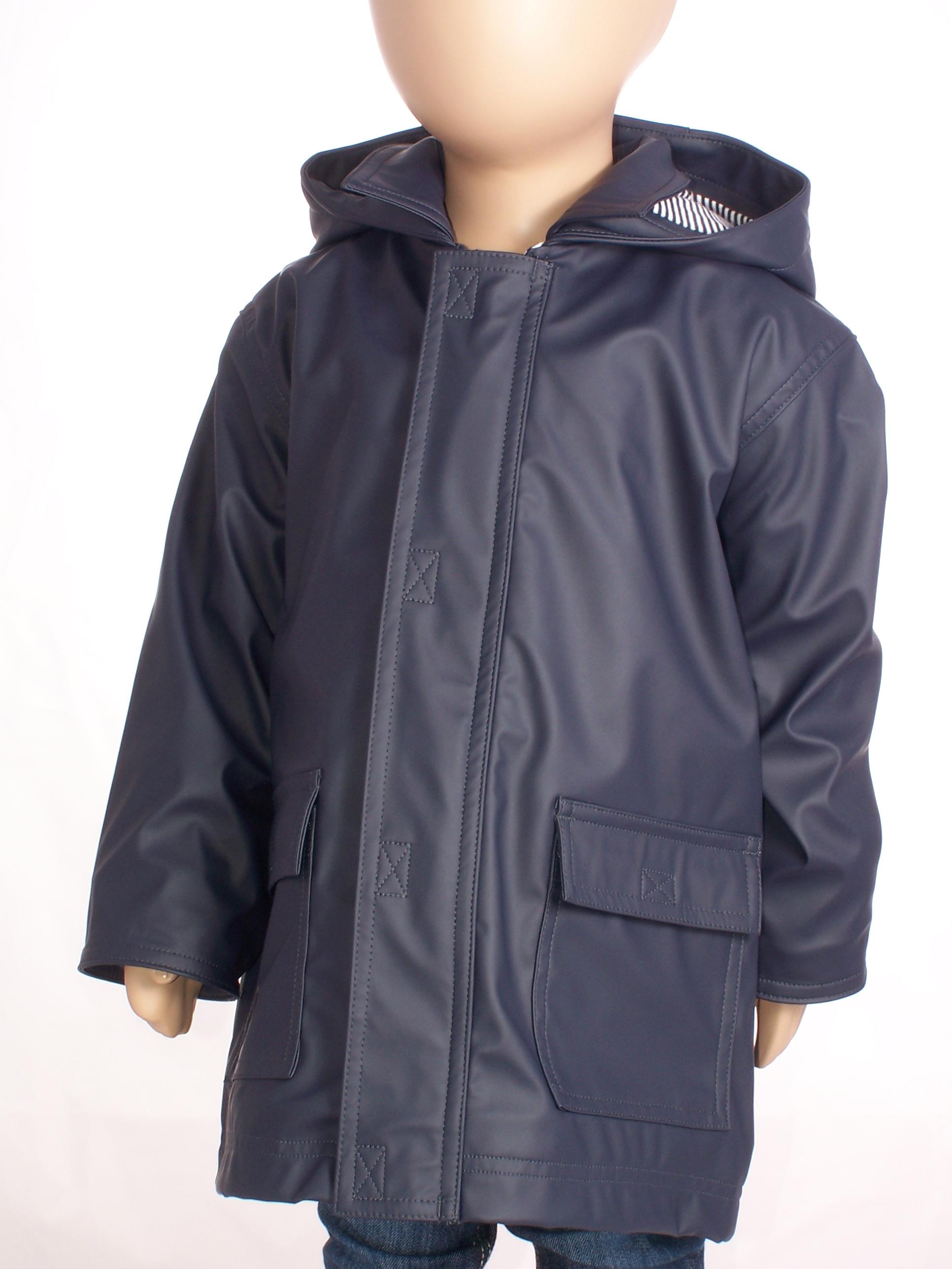 Foto Impermeable azul marino de Petit Bateau 12 meses