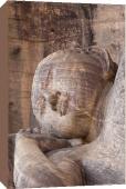 Foto Impresión de lona de 51cm of Estatua de Buda, Gal Vihara,...