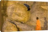 Foto Impresión de lona de 51cm of Estatua de Buda, Gal Vihara,...