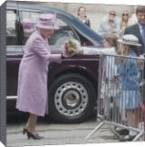 Foto Impresión de lona de 51cm of Eton de visitas de la reina