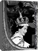 Foto Impresión de lona de 51cm of Reina en transporte, coronación