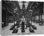 Foto Impresión de lona de 51cm of Vista de sala de exposiciones en la...