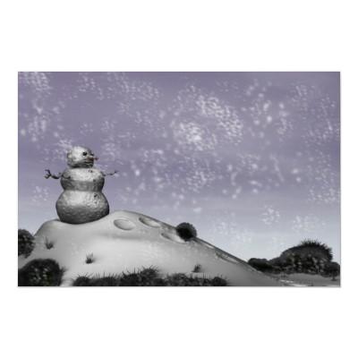Foto Impresión del muñeco de nieve Impresiones