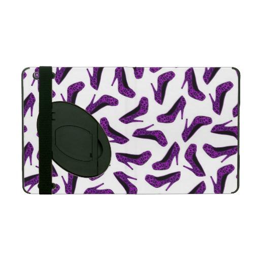 Foto Impresión púrpura de los tacones altos del leopard