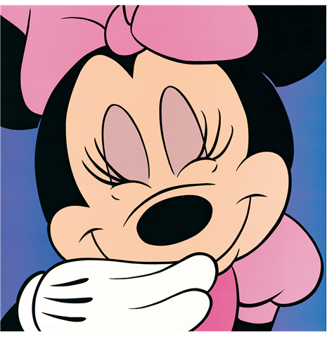 Foto Impresión sobre madera Disney-Minnie Mouse. 46x46cm